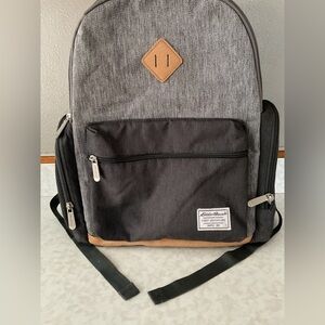 Eddie Bauer Gray and Black Backpack